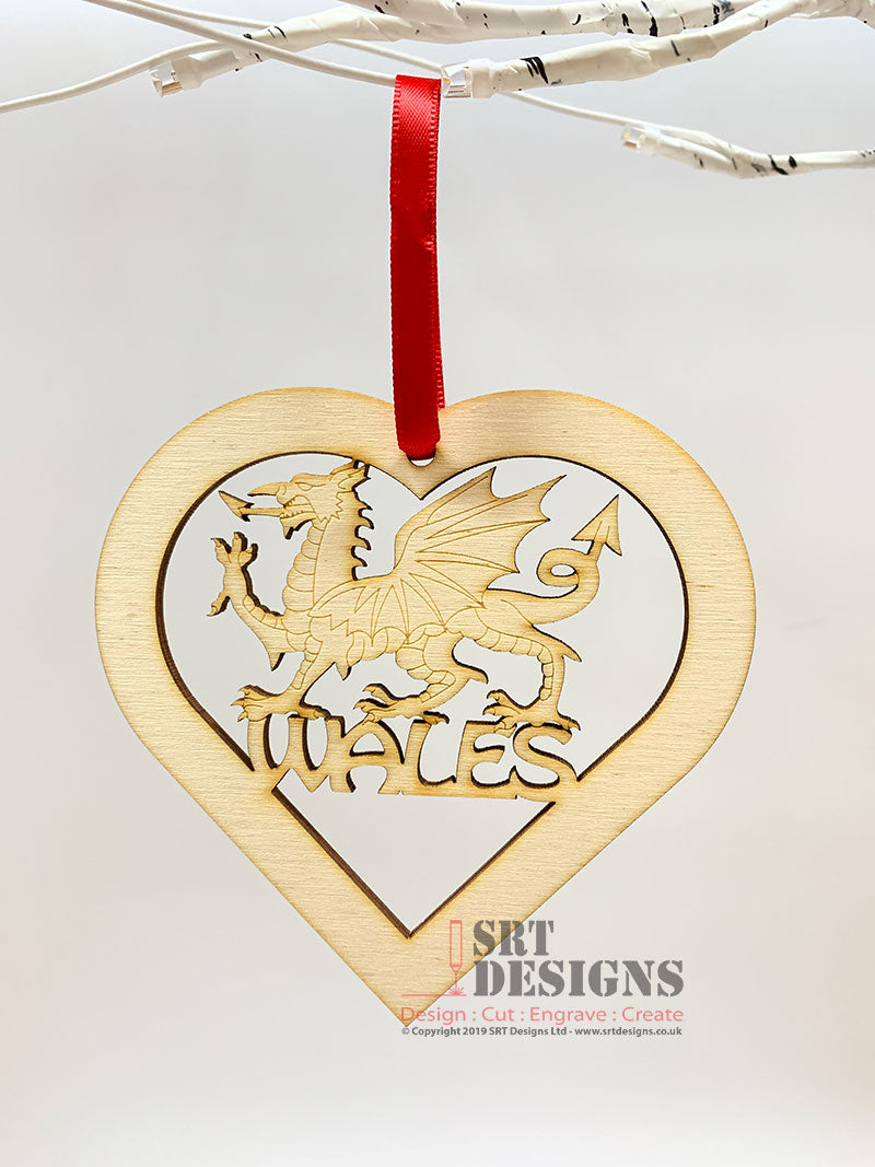 Dragon Hanging Heart (WALES)