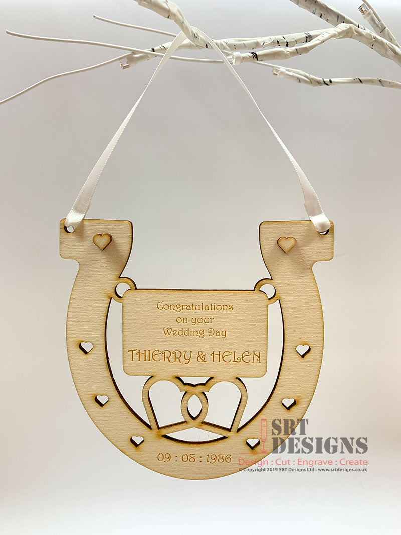 Wedding Day Horseshoe