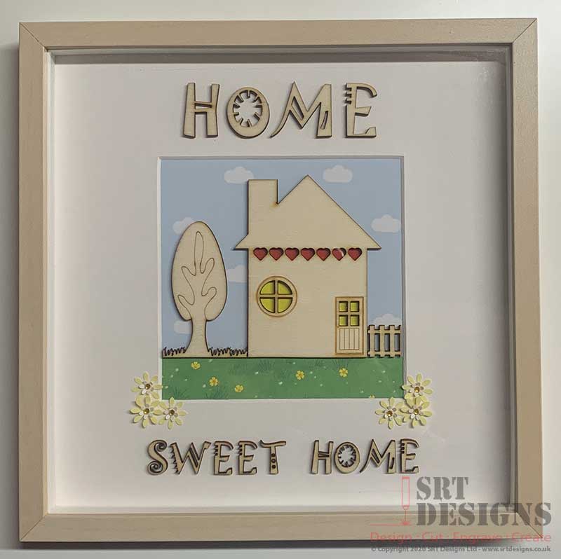 Framed Home Sweet Home