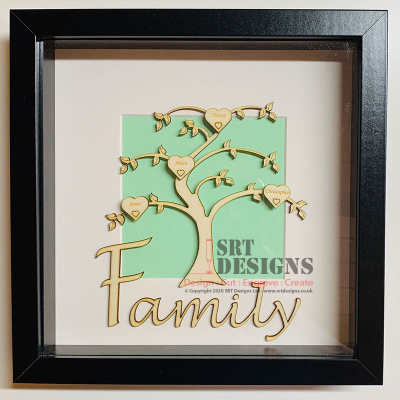 Framed Family Tree