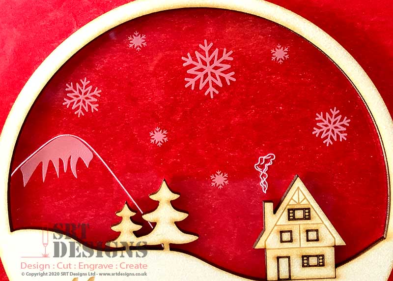 Christmas Scene Bauble (English)