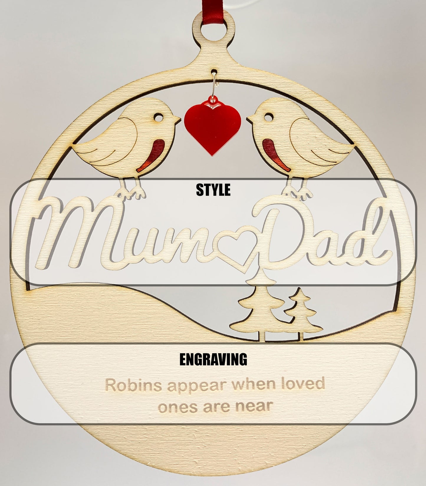 Memorial Robin Bauble (Mum & Dad)