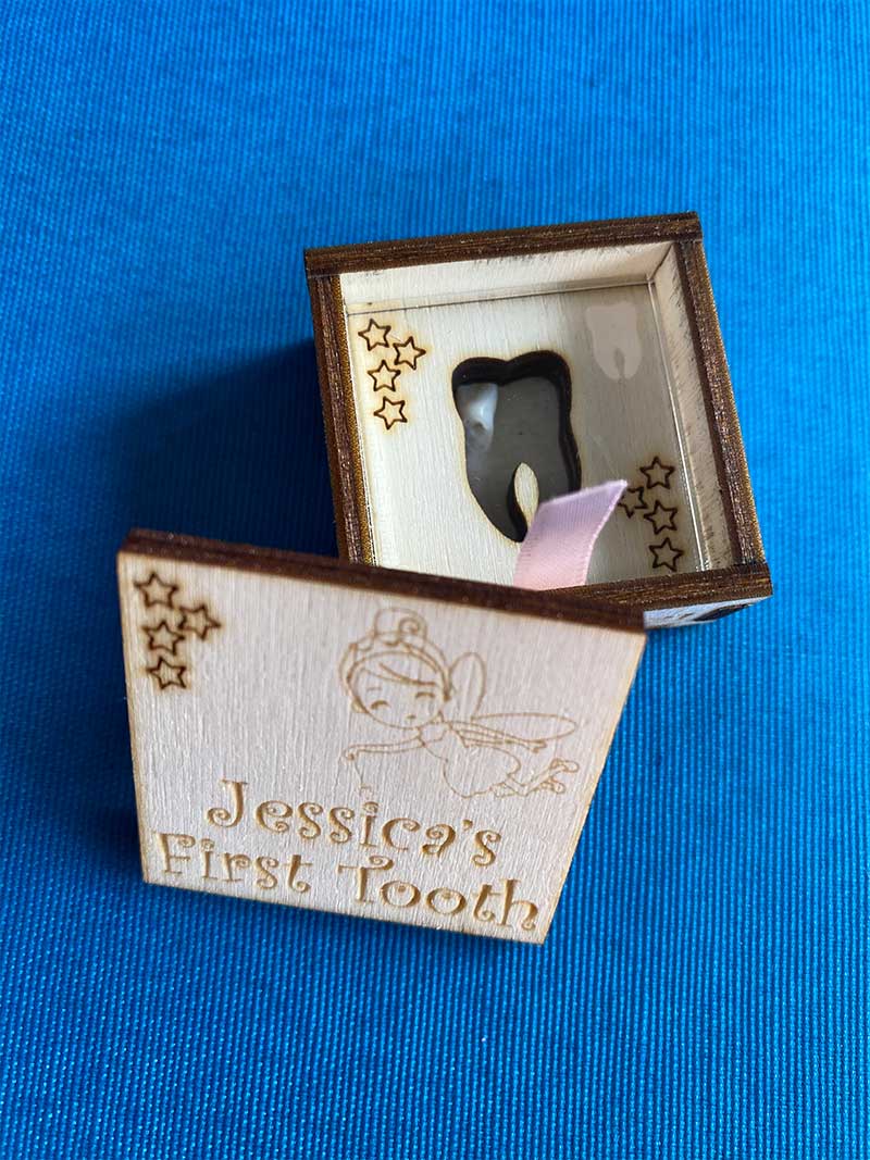 Personalised First Tooth Box