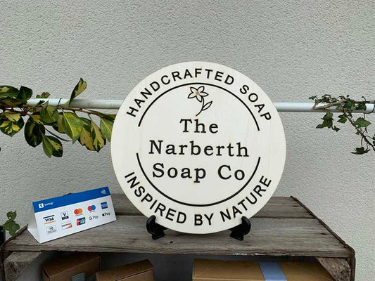 The Narberth Soap Company stand logo