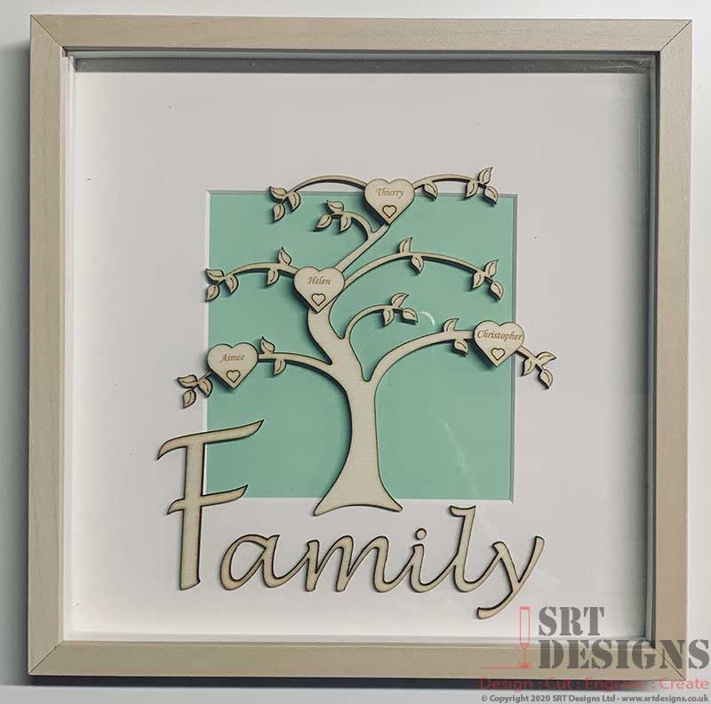 Framed Family Tree