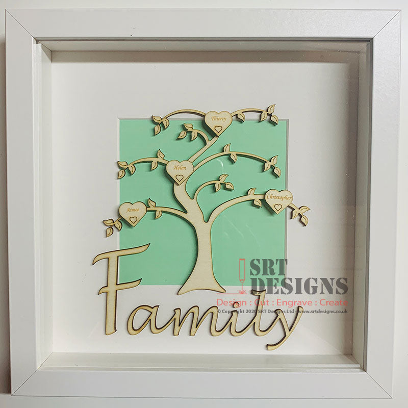 Framed Family Tree