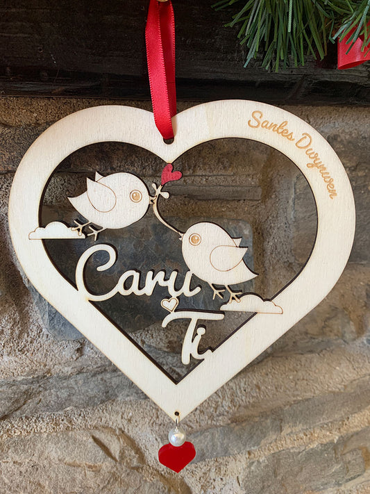 Caru Ti - Santes Dwynwen Hanging Gift - Valentine's Day